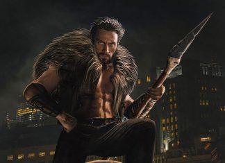 Kraven em Wakanda? Ryan Coogler revela como seria a participação do vilão de ‘Homem-Aranha’ em ‘Pantera Negra’ Guerreiro com machado em cidade noturna iluminada