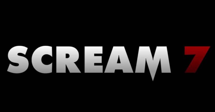 Logotipo Scream 7 em fundo preto