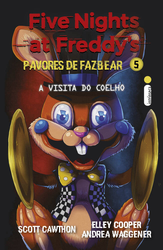 Capa do livro 'Five Nights at Freddy's, Pavores de Fazbear 5'