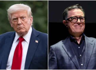Trump comemora CANCELAMENTO do talk show apresentado por Stephen Colbert: “Adorei”