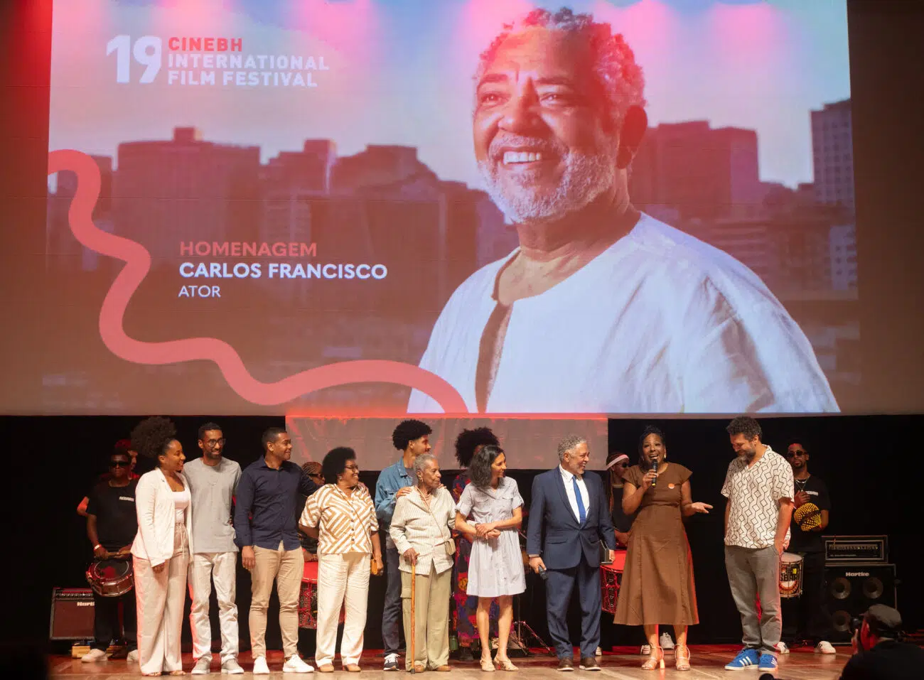 Noite de Abertura do CineBH 2025. (Foto: Leo Fontes/Universo Produção)
