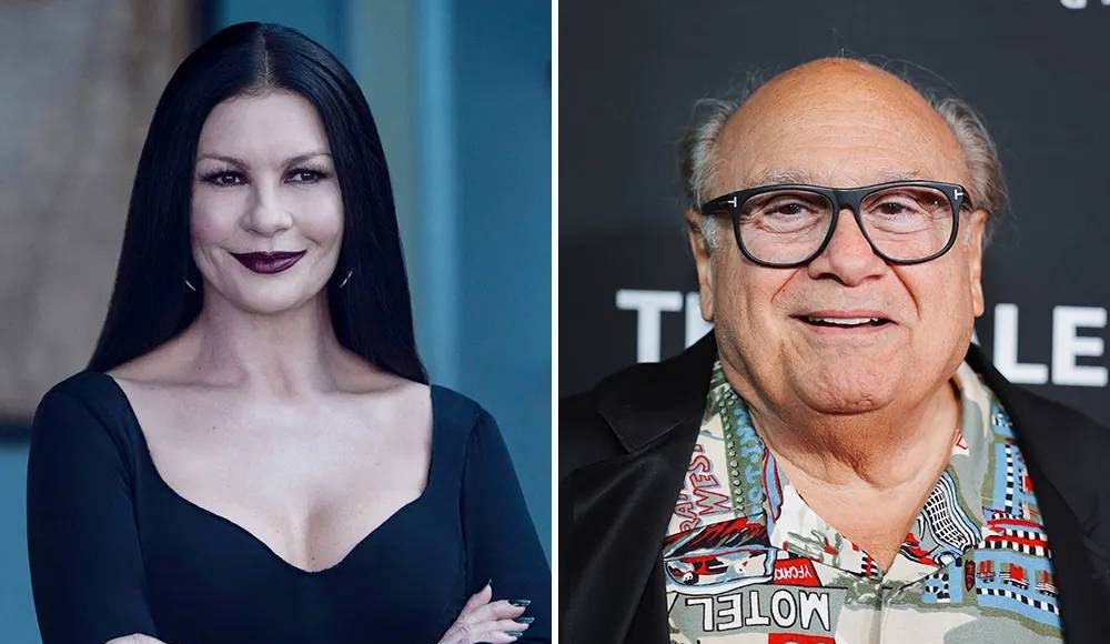catherine zeta-jones danny devito wandinha