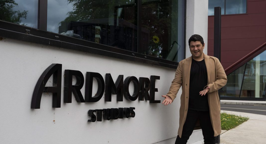 Chegando no Ardmore para o set visit