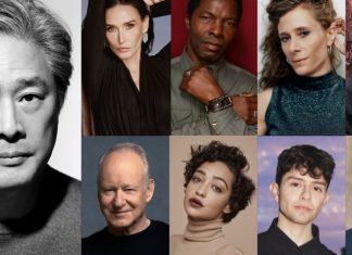 Collage of ten diverse headshots of actors and performers.