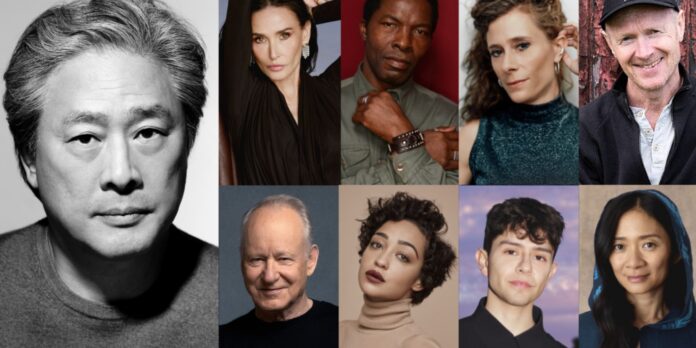 Collage of ten diverse headshots of actors and performers.