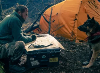 ‘Coração Selvagem’: Brad Pitt e o cão Odin no novo vídeo promocional do THRILLER de sobrevivência