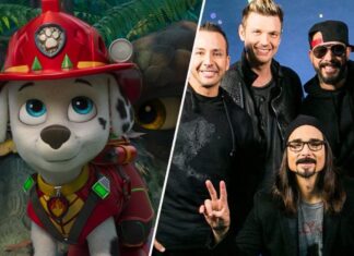 Ouça “Bottle Up”, música original do FAMOSO grupo Backstreet Boys para ‘Patrulha Canina: Uma Aventura Dino’!