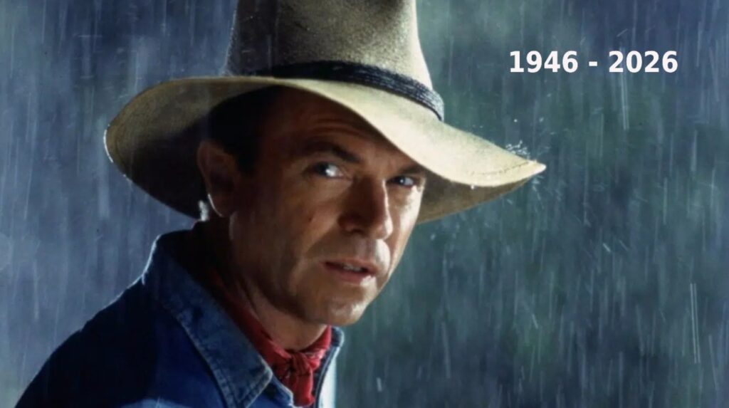 Morre Sam Neill, o eterno Dr. Alan Grant de Jurassic Park, aos 78 anos