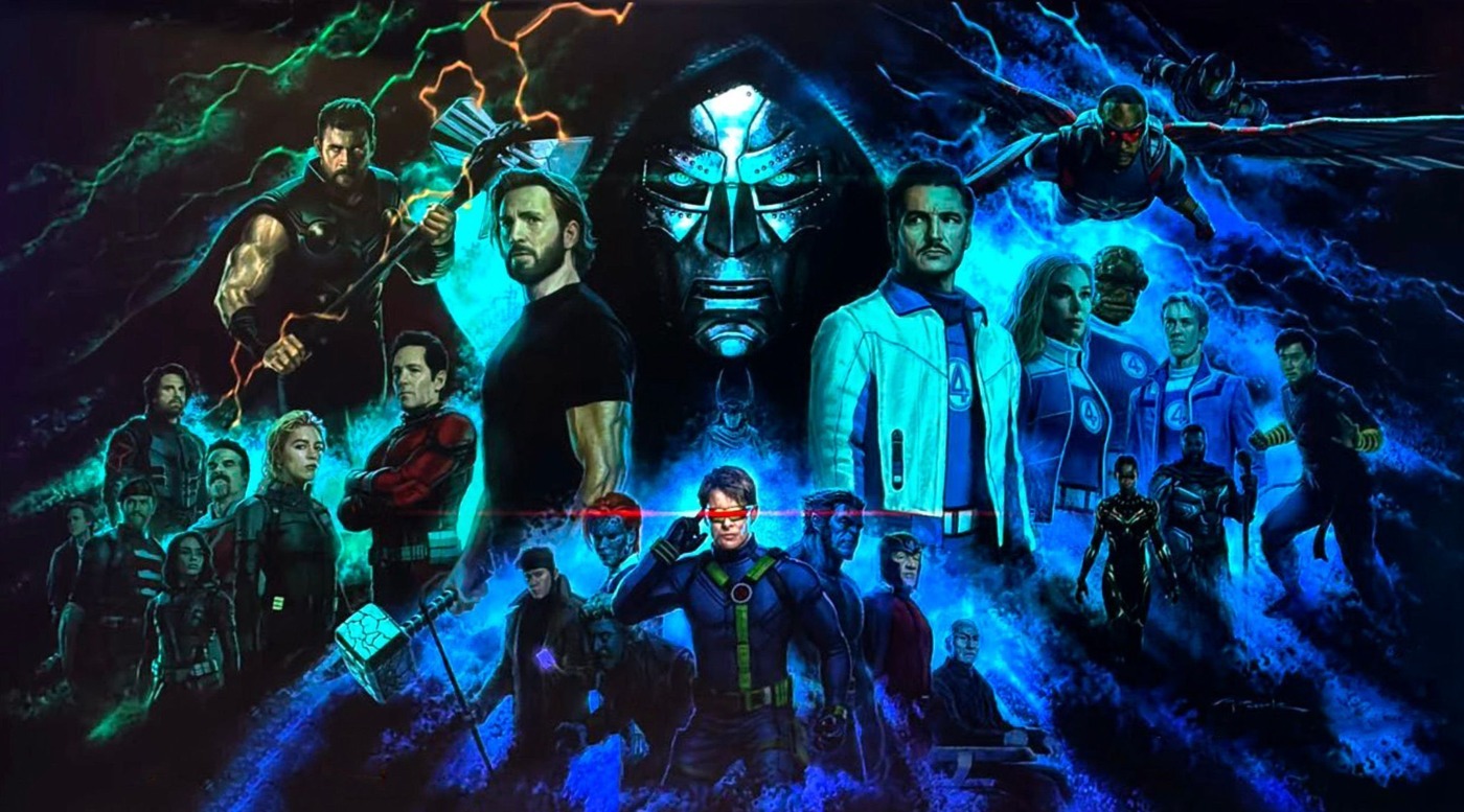 UAU! Primeiro banner de 'Vingadores: Doutor Destino' traz Novos Vingadores, X-Men e Quarteto Fantástico 1