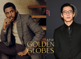 Jharrel jerome e teo yoo globo de ouro em veneza
